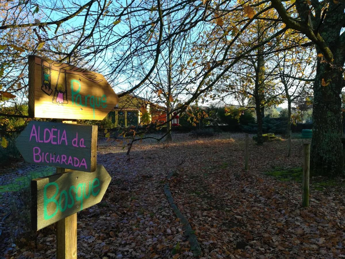 Casa Das Palmeiras-Pedagogic Farm Mangualde Esterno foto